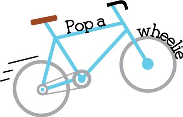 Picture of Pop A Wheelie SVG File