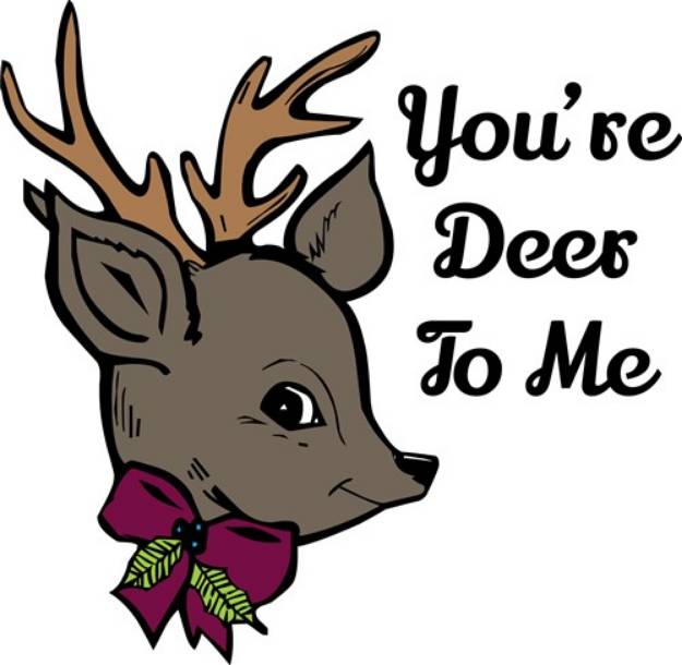 Picture of Deer To Me SVG File