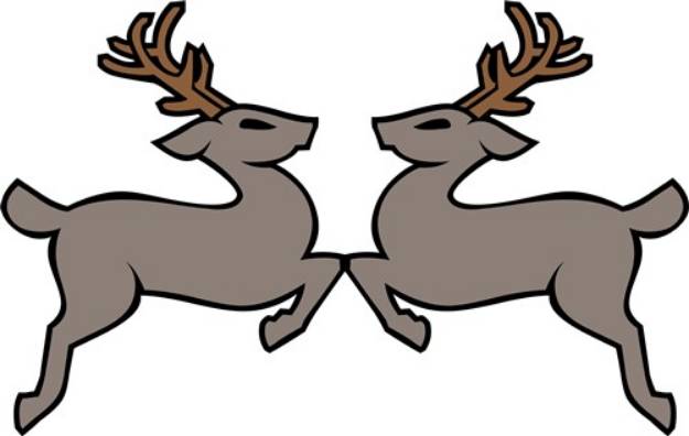 Picture of Holiday Deer SVG File