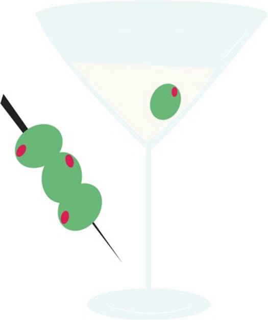 Picture of Martini Olives SVG File