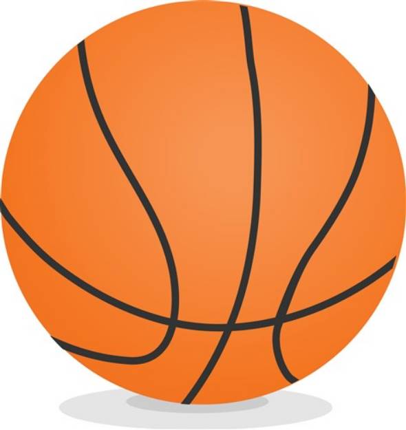 Picture of Basketball SVG File