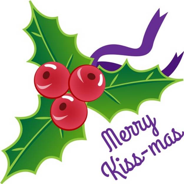 Picture of Merry Kiss-mas SVG File