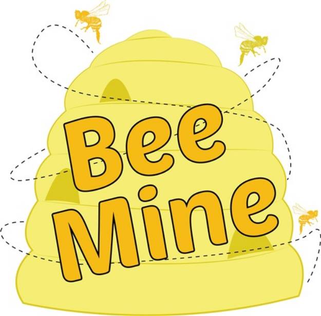 Picture of Bee Mine SVG File
