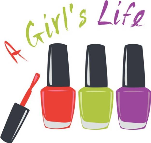 Picture of A Girls Life SVG File