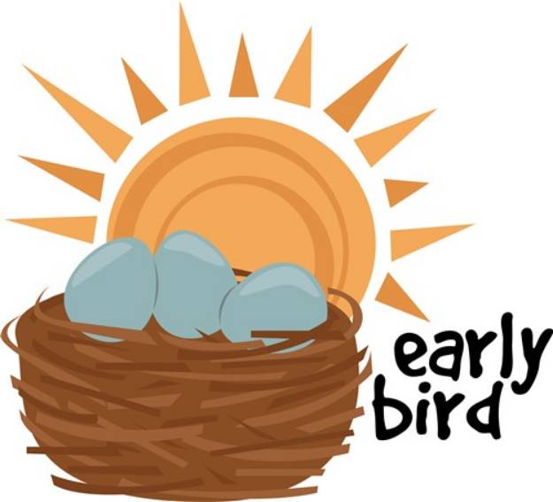 Picture of Early Bird SVG File