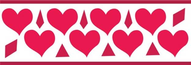 Picture of Heart Border SVG File
