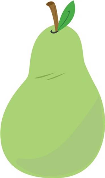 Picture of Green Pear SVG File