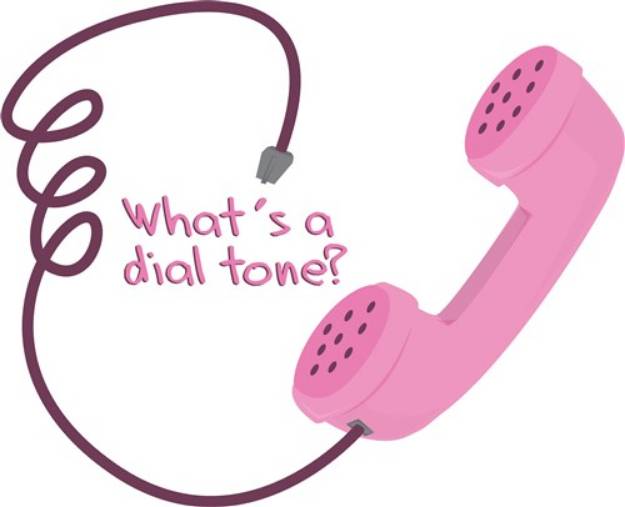Picture of A Dial Tone SVG File