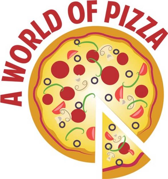 Picture of World Of Pizza SVG File