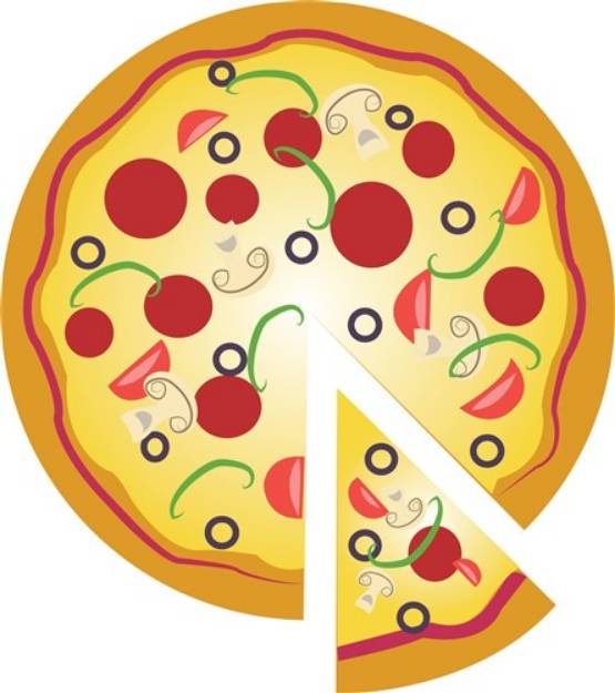 Picture of Pizza Pie SVG File