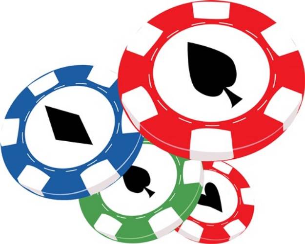 Picture of Poker Chips SVG File
