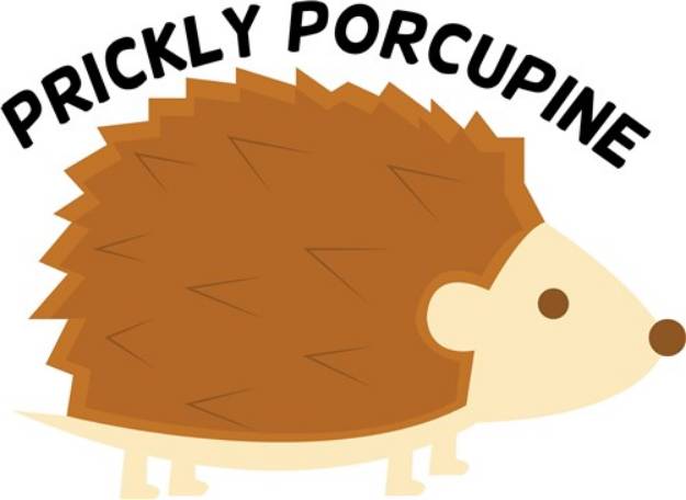 Picture of Prickly Porcupine SVG File