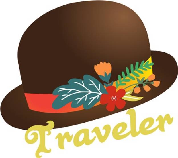 Picture of Traveler Hat SVG File