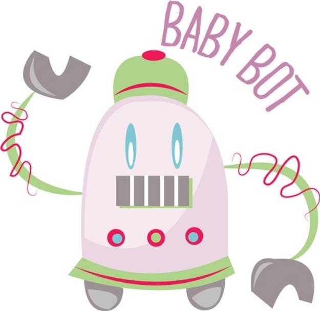 Picture of Baby Bot SVG File