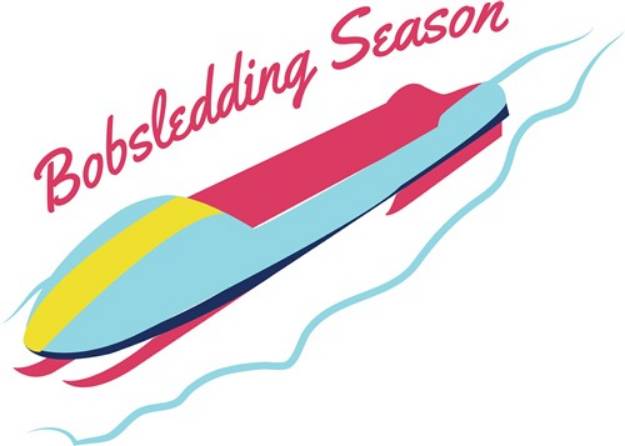 Picture of Bobsledding Season SVG File