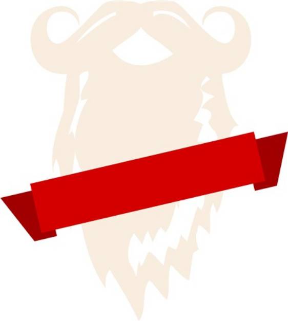 Picture of Santa Beard SVG File
