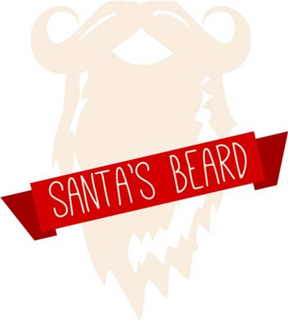 Picture of Santas Beard SVG File