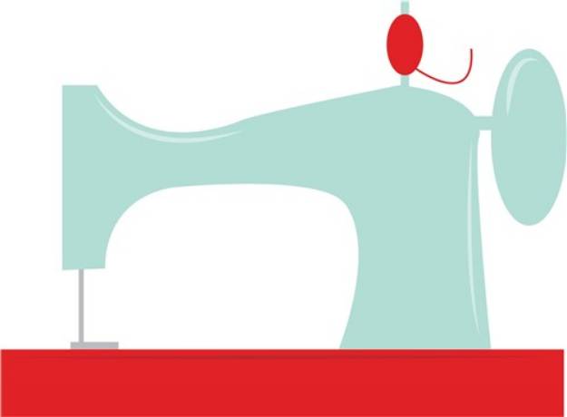 Picture of Sewing Machine SVG File