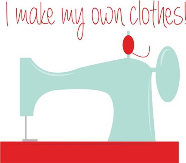 Picture of Make My Clothes SVG File