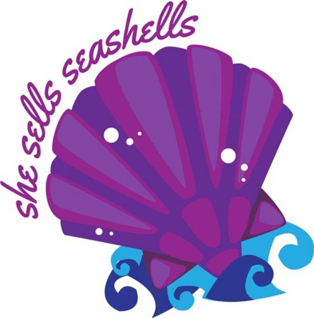 Picture of She Sells Seashells SVG File