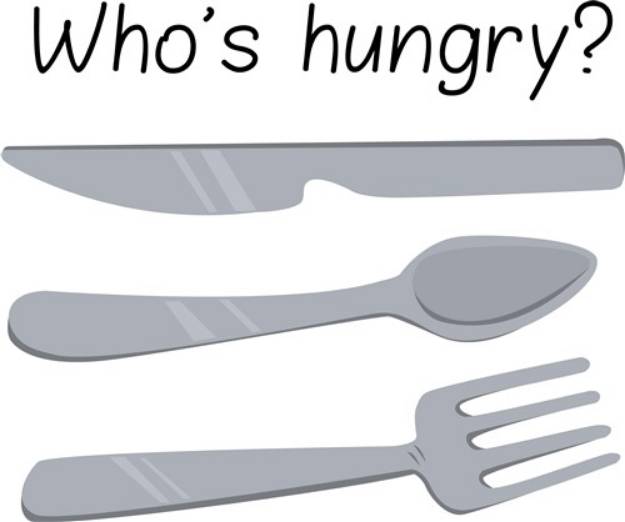 Picture of Whos Hungry? SVG File