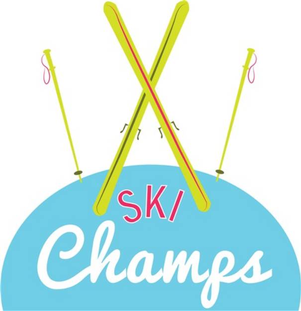 Picture of Ski Champs SVG File