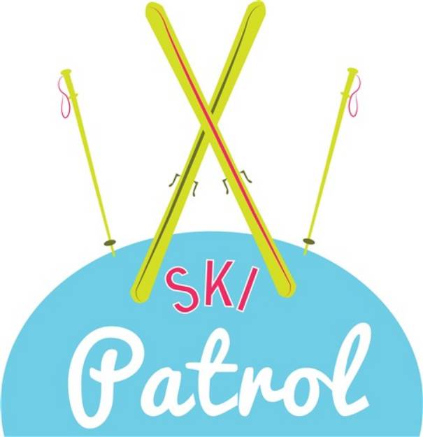 Picture of Ski Patrol SVG File
