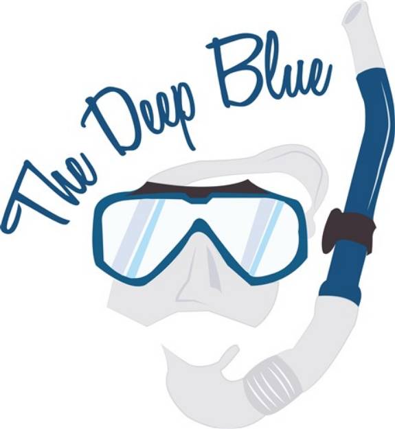Picture of The Deep Blue SVG File