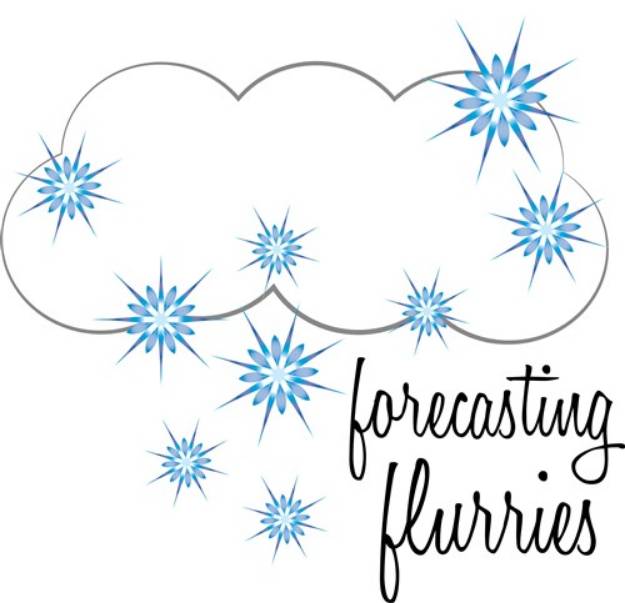 Picture of Forecasting Flurries SVG File