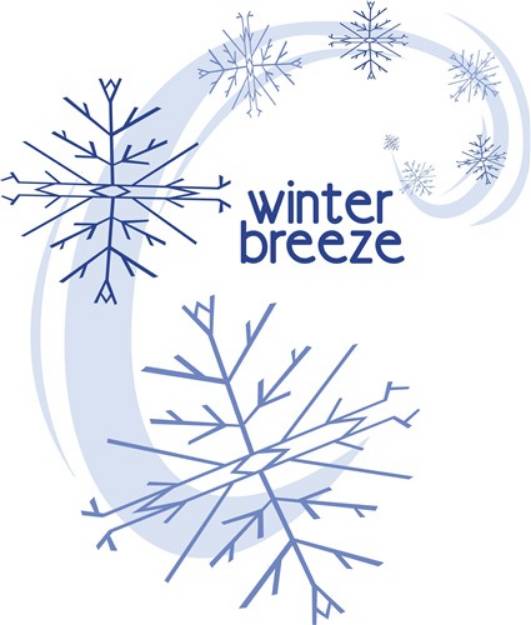 Picture of Winter Breeze SVG File
