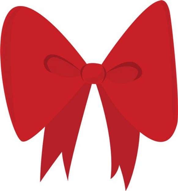 Picture of Red Bow SVG File