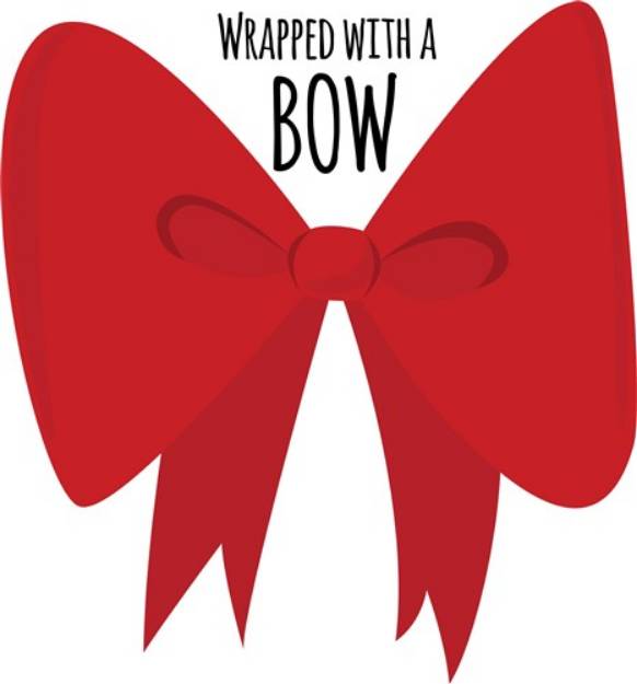 Picture of Wrapped With Bow SVG File