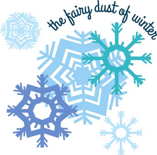 Picture of Winter Fairy Dust SVG File