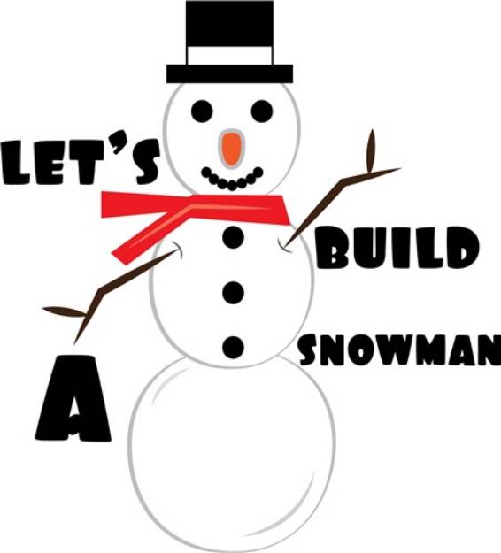 Picture of Build Snowman SVG File