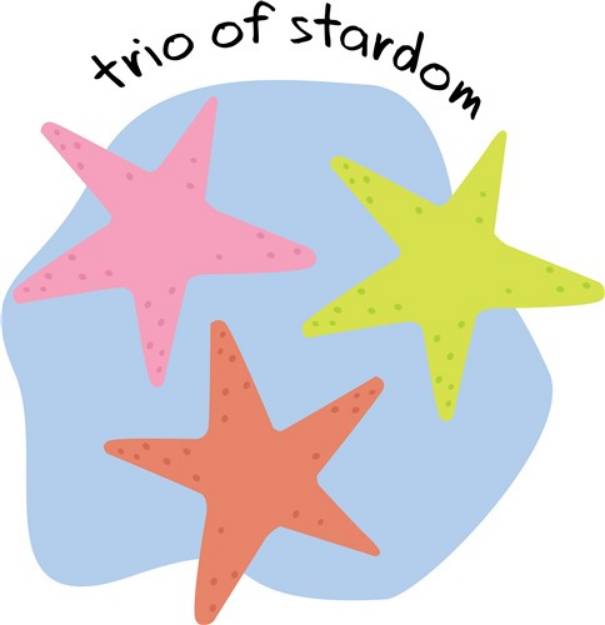 Picture of Trio Of Stardom SVG File