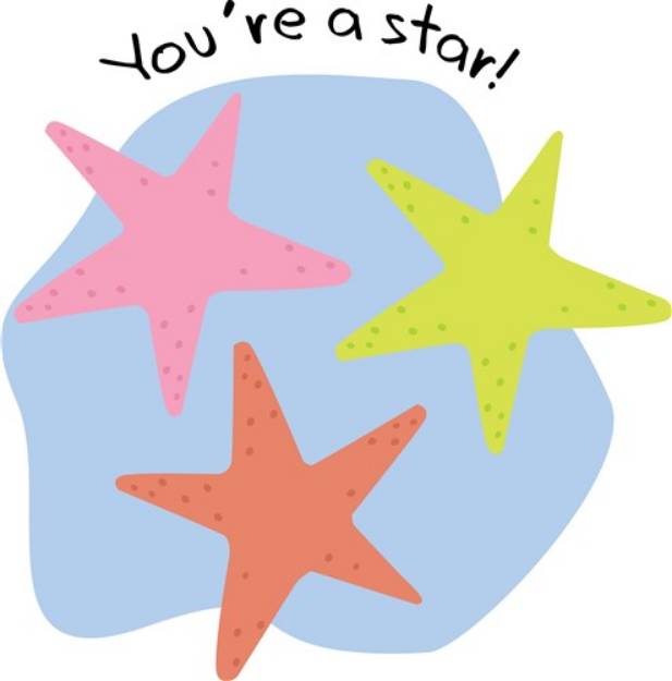 Picture of Youre A Star SVG File