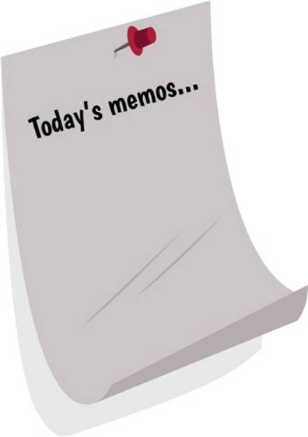 Picture of Todays Memos SVG File