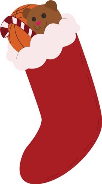 Picture of Xmas Stocking SVG File
