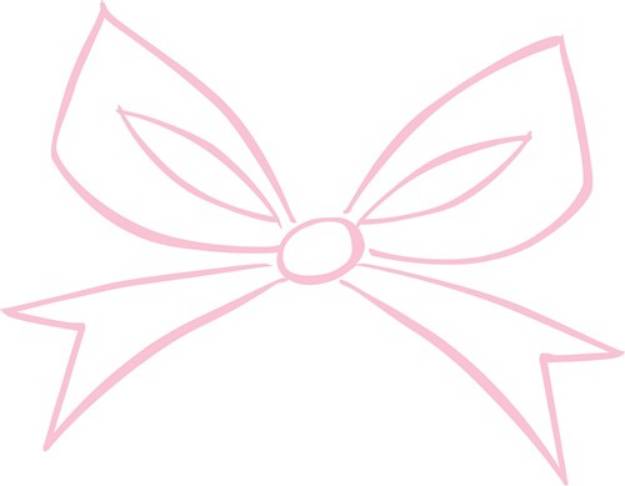 Picture of Bow Outline SVG File