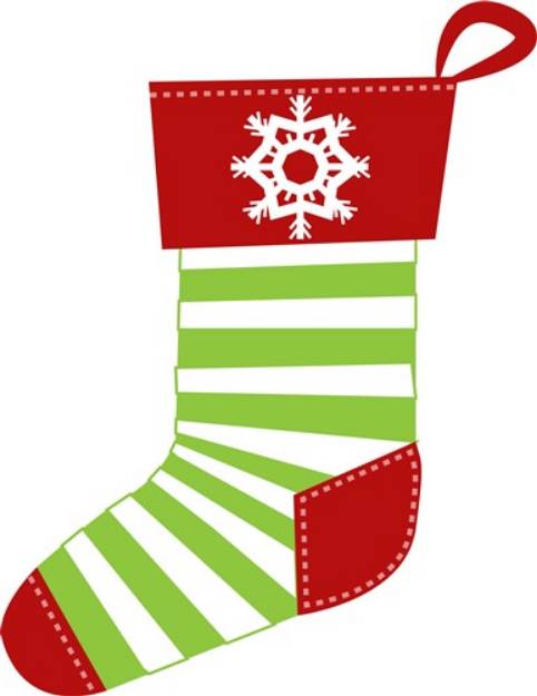 Picture of Holiday Stocking SVG File