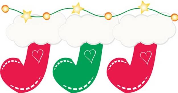 Picture of Christmas Stockings SVG File