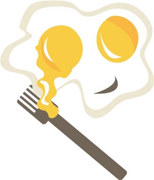 Picture of Fried Eggs SVG File