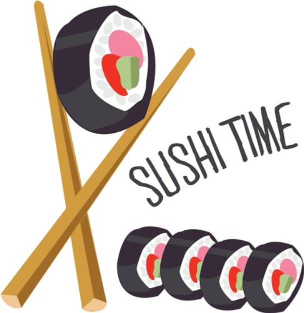 Picture of Sushi Time SVG File