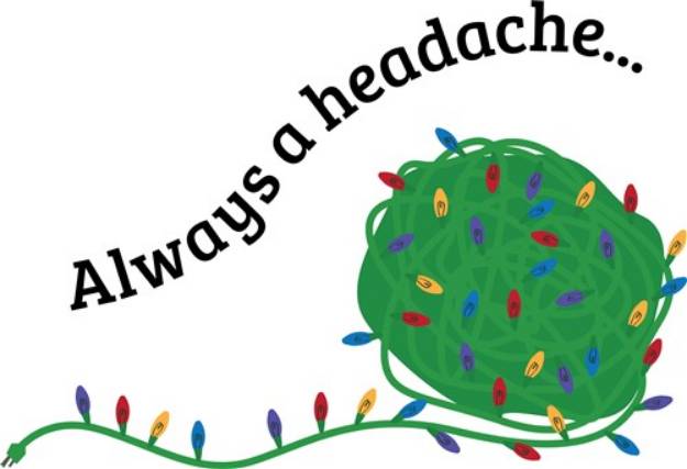 Picture of A Headache SVG File
