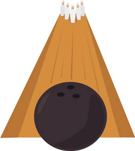 Picture of Bowling Alley SVG File