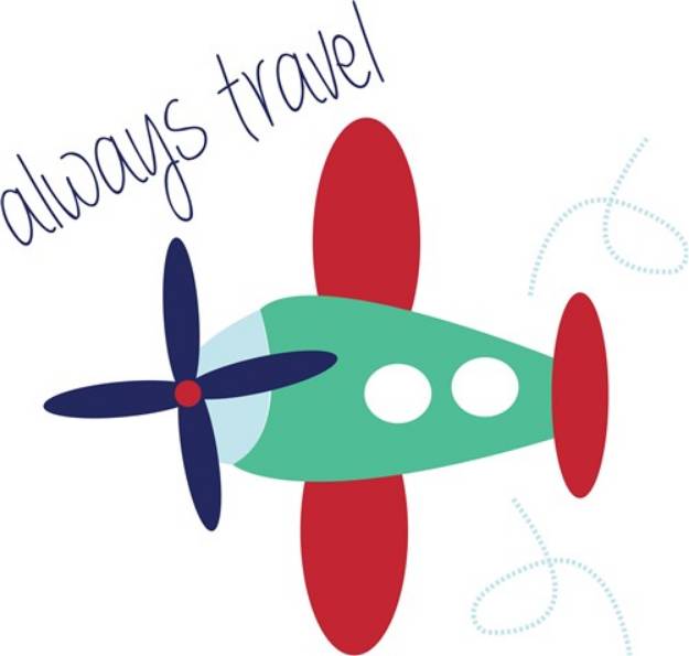 Picture of Always Travel SVG File
