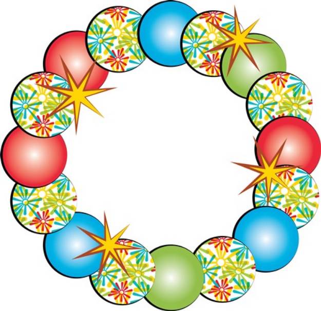 Picture of Ornament Wreath SVG File