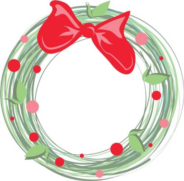 Picture of Xmas Wreath SVG File