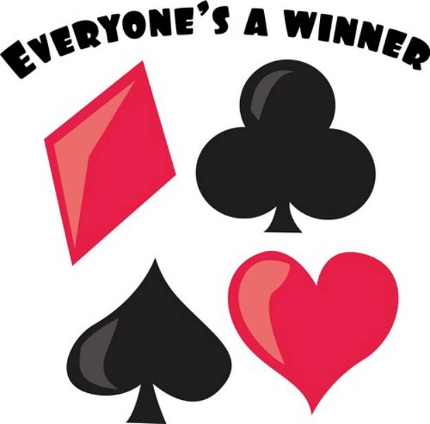 Picture of Everyones A Winner SVG File