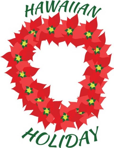 Picture of Hawaiian Holiday SVG File